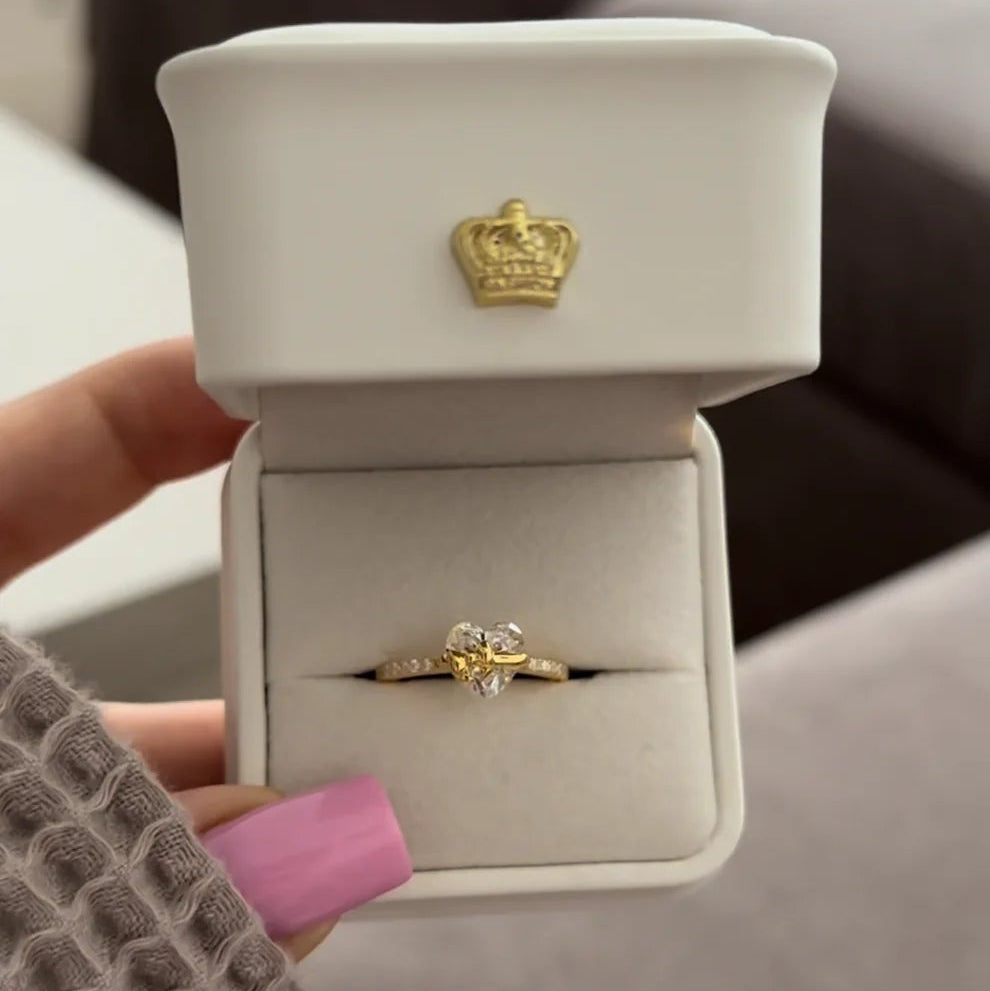 Heart Bow Ring